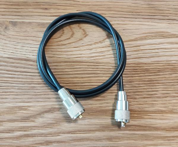 1m-RG-58-CU-PL-PL-Stecler mit Reduzierstück